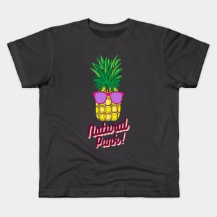 funny pineapple sunglasses natural punk Kids T-Shirt